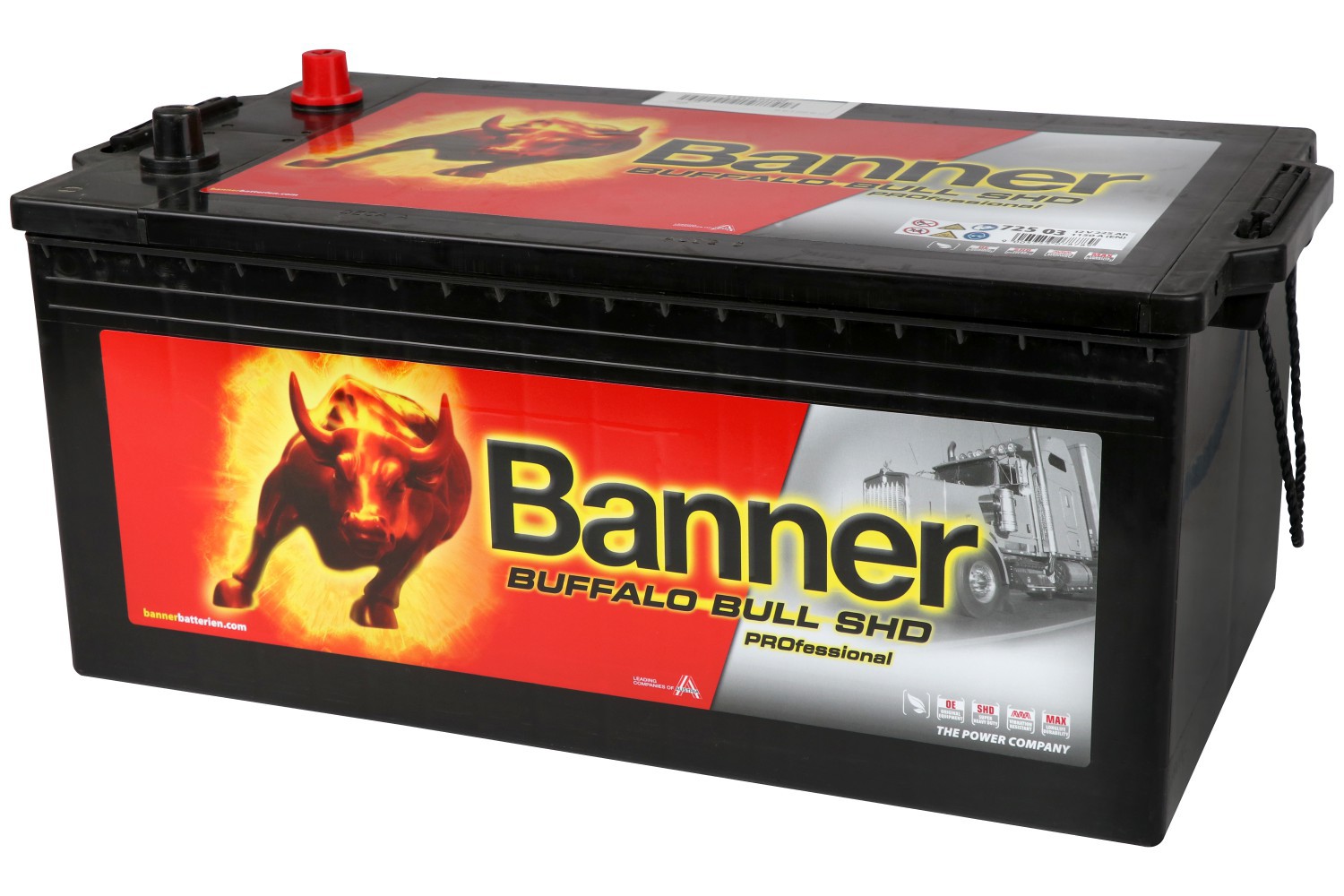 АКУМУЛЯТОРНА БАТАРЕЯ BANNER НА РІДКОМУ ЕЛЕКТРОЛІТІ ВИКОРИСТОВУЮТЬСЯ ДЛЯ ЗАПУСКУ ПОРШНЕВИХ ДВИГУНІВ 12V 225AH 1150A BUFFALO BULL